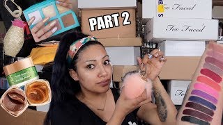 PART 2 UNBOXING MY MAKEUP PR PACKAGES! NEW MAKEUP RELEASES + GIVEAWAY