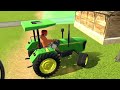 jcb 3dx loading arun novo 605 john deere eicher 275 with swaraj744 xttractor trolley trending game