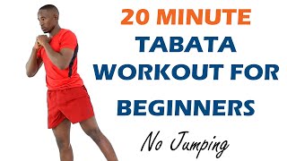 Tabata Workout for Beginners No Jumping/ 20 Minute Weight Loss Tabata