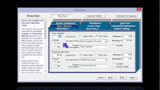 Manager SE - Setup: Shop Supplies