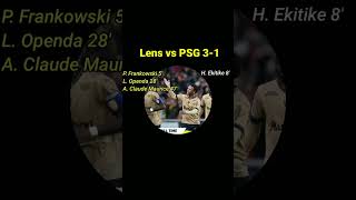 Lens vs PSG 3-1 ligue 1 • #lens #psg #mbappe #neymarjr #neymar #leomessi #messi