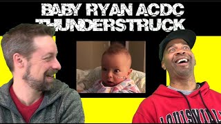 Baby Ryan "Sings" AC/DC Thunderstruck REACTION