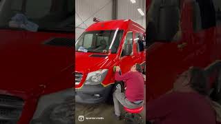 IQ CAR SERVICE MERCEDES BEZ SPRINTER POLISH AND WAX