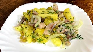 Delicious potato salad with herring #SHORTS