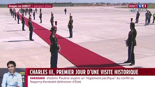 Suivez l'arrivée de Charles III en France