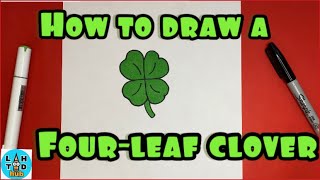 How to Draw a Four-Leaf Clover
