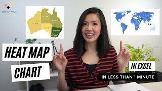 Excel Heat Map Chart Fast & Easy | State + Zip | Postcode + Country | Australia + Indonesia + World
