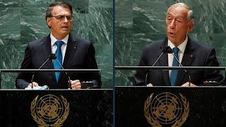 Jair Bolsonaro e Marcelo Rebelo de Sousa em sintonia na ONU