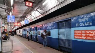 WAP-7|| ICF Coach|| 18107 ROURKELA-JAGDALPUR||JAGDALPUR INTERCITY EXPRESS Departs from Rourkela junc