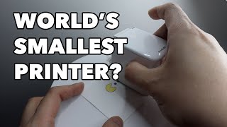 HOW TO USE: PrinCube (The World's Smallest Mobile Color Printer)