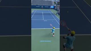 Soonwoo Kwon vs Sebastian Korda Tennis Practice 💪🎾 (Court-Level US Open 2022) #Shorts #Tennis