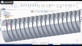 #25 solid edge helix cut tutorials