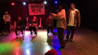 2017.1.27 - さむらゐそうる -  2on2 HIPHOP 準決勝 『NozomiとRyuichi vs youto+IKKI from meme』