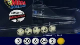 2017 02 03 Mega Millions Numbers and draw results