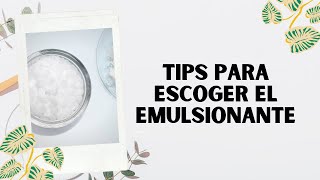 Como usar los emulsificantes o emulsionantes | Universidad de Cosmética Natural