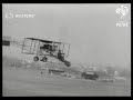 transport curtis biplane in flight 1910