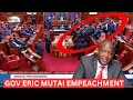 Live : Fireworks in Senate as Kericho Governor Eric Mutai Impeachment hearing starts!!!