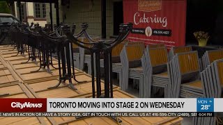 Toronto gets green light to enter stage 2 of reopening Wednesday