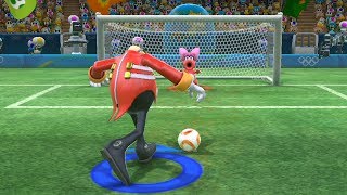 Mario and Sonic at The Rio 2016 Olympic Games #Football- Extra Hard-Team Dr.Eggman vs Team Luigi