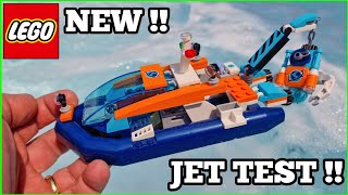 DOES THIS NEW LEGO BOAT FLOAT? JET - TEST NEW LEGO BOAT AND MINI SUB
