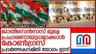 തന്ത്രങ്ങൾ മെനയാൻ കോൺഗ്രസ് പ്രവർത്തകസമിതി യോഗം ഇന്ന്  l congress working committee