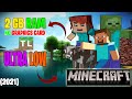 how to play minecraft on 2gb ram no graphics card pc / low end pc (2021)