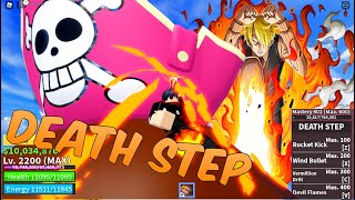 Sanji (Dark Step) to (Death Step v2) BLOX FRUIT - Roblox