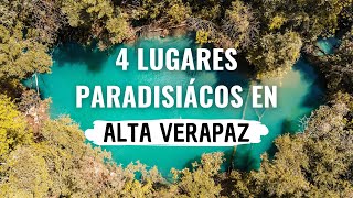 4 lugares turísticos cerca de Cobán: Hun Nal Ye, Las Conchas, Finca Sacmoc, Cuevas de Setzol 💦