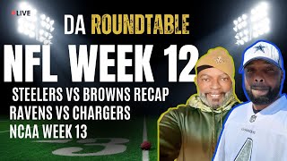 Da RoundTable Week 12: NFL Rivalries & NCAA Playoff Stakes