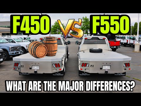 What’s the difference between a F-450 and F-550?