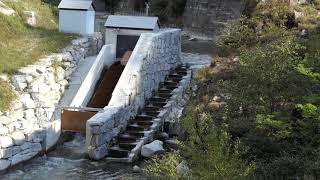 Fischtreppe am Diveria Simplon Pass  Italien