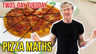 Twos-Day Tuesday: 22 Slices of Pizza with Six Cuts