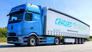 All New Mercedes-Benz eActros 600 (2025) - Impressive Electric Truck Performance