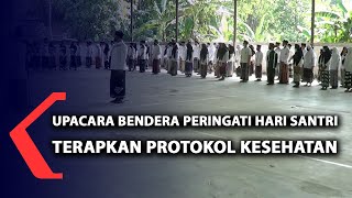 Upacara Peringati Hari Santri Terapkan Protkes