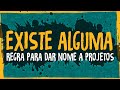 Existe Alguma Regra Para Dar Nome a Projetos?