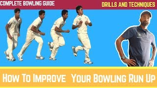 HOW TO IMPROVE FAST BOWLING RUN UP | DRILLS AND TECHNIQUES | GENERATE SPEED | HINDI TIPS | CRICKET