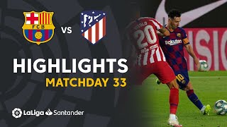 Highlights FC Barcelona vs Atlético de Madrid (2-2)