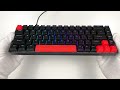 tmkb t68 c he mechanical keyboard unboxing gameplay