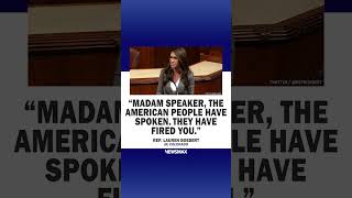 Boebert tells Pelosi to her face she's been 'fired'