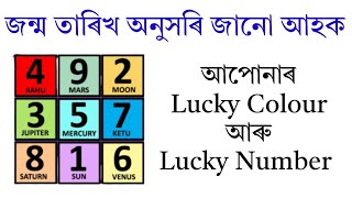 জন্ম তাৰিখ অনুসৰি জানো আহক lucky Number আৰু Lucky Colour|Gubin Rajkhuwa|#vastu #astrology