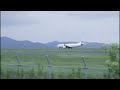 anaと日本トランスオーシャン航空　　離陸　　　【岡山桃太郎空港】