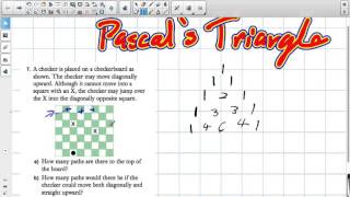 Pascal's Triangle Grade 12 Data Mangement Lesson 4 2 1 24 16