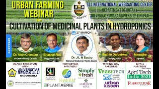 Cultivation of Medicinal Plants in Hydroponics Webinar | Urban Farming | Herbal Plants