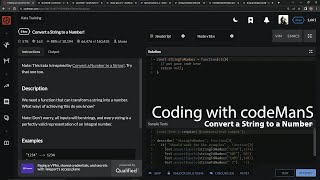 Codewars 8 kyu Convert a String to a Number! Javascript