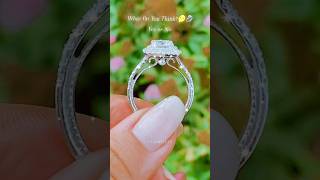 Beautiful Sparkling Engagement Ring💍💫 #shortsvideo #engagementrings #foryou