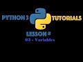 Python Programming Tutorial Series From scratch (03 Variables) | Tutorials point