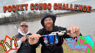 1v1 POCKET COMBO FISHING CHALLENGE WITH @TexasReelnFishing