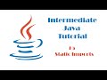 Intermediate Java Tutorial #5 - Static Imports