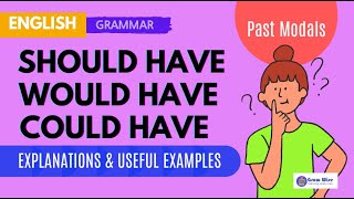 SHOULD HAVE, WOULD HAVE, and COULD HAVEㅣPast Modalsㅣ Explanations & Useful ExamplesㅣEnglish Grammar
