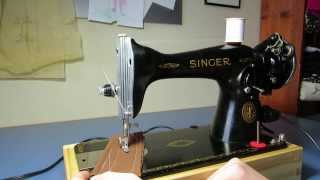 Singer 15-91 Sewing Machine Demo